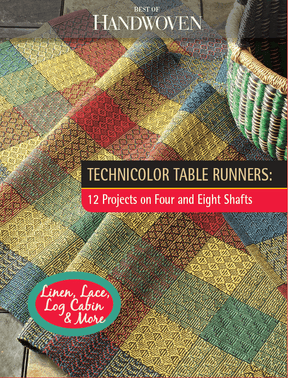 Long Thread Media Books Best of Handwoven, Technicolor Table Runners: 12 Projects on Four and Eight Shafts eBook (Printed version)