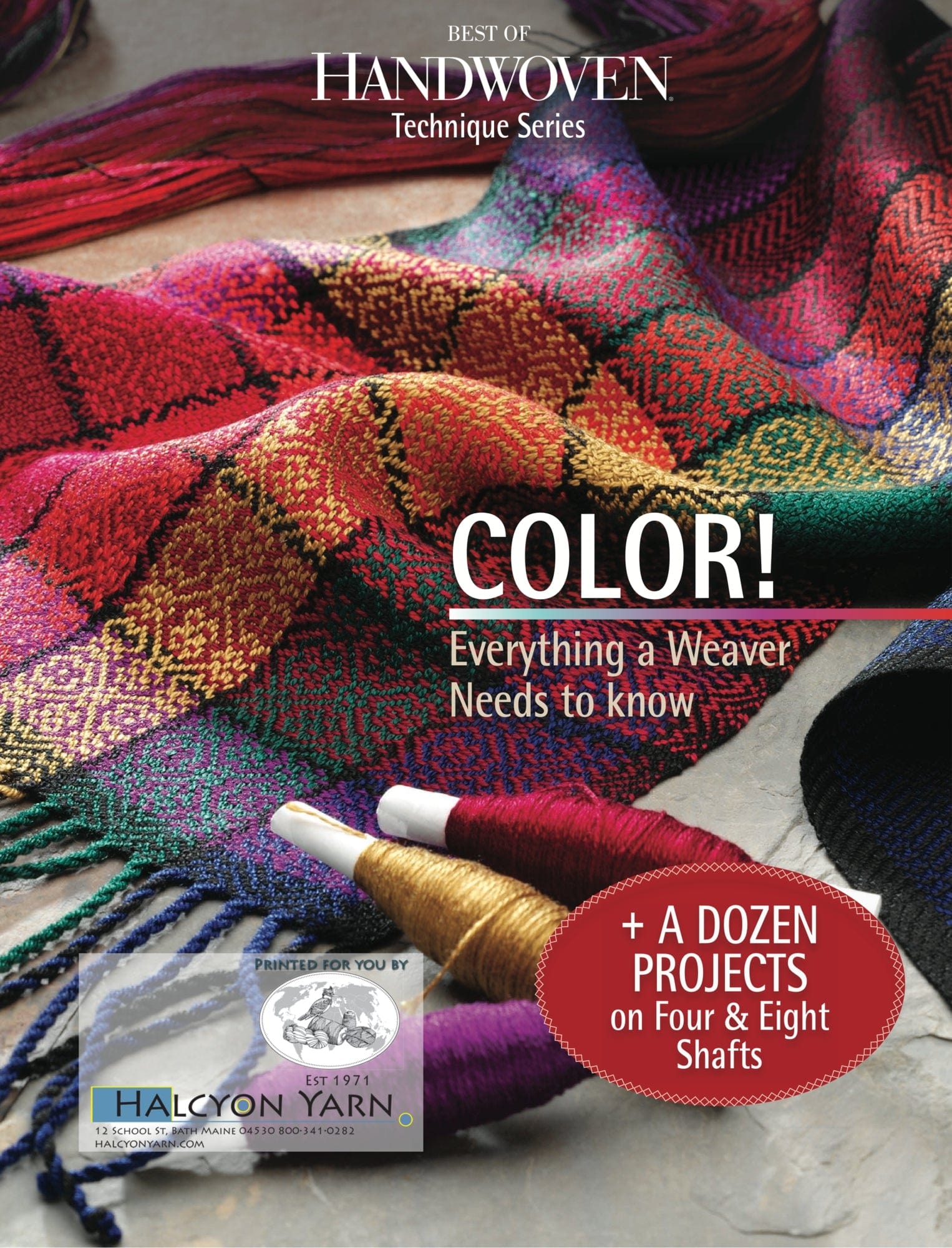 Long Thread Media Books Best of Handwoven Technique Series: Color! Everything a Weaver Needs to Know eBook (Printed version)