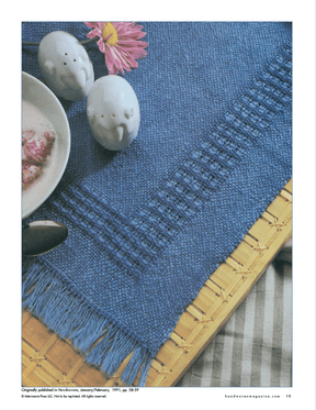 Long Thread Media Books Best of Handwoven, Top Ten Placemats on Four Shafts eBook (Printed version)