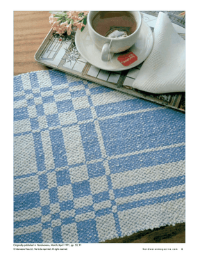 Long Thread Media Books Best of Handwoven, Top Ten Placemats on Four Shafts eBook (Printed version)