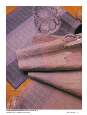 Long Thread Media Books Best of Handwoven, Top Ten Table Runners on Eight Shafts eBook (Printed version)