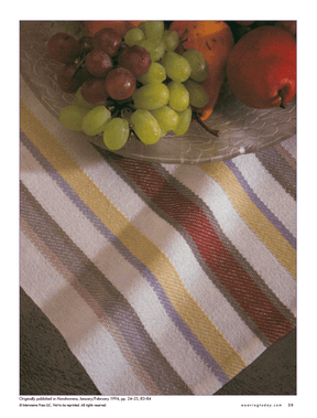 Long Thread Media Books Best of Handwoven, Top Ten Table Runners on Eight Shafts eBook (Printed version)