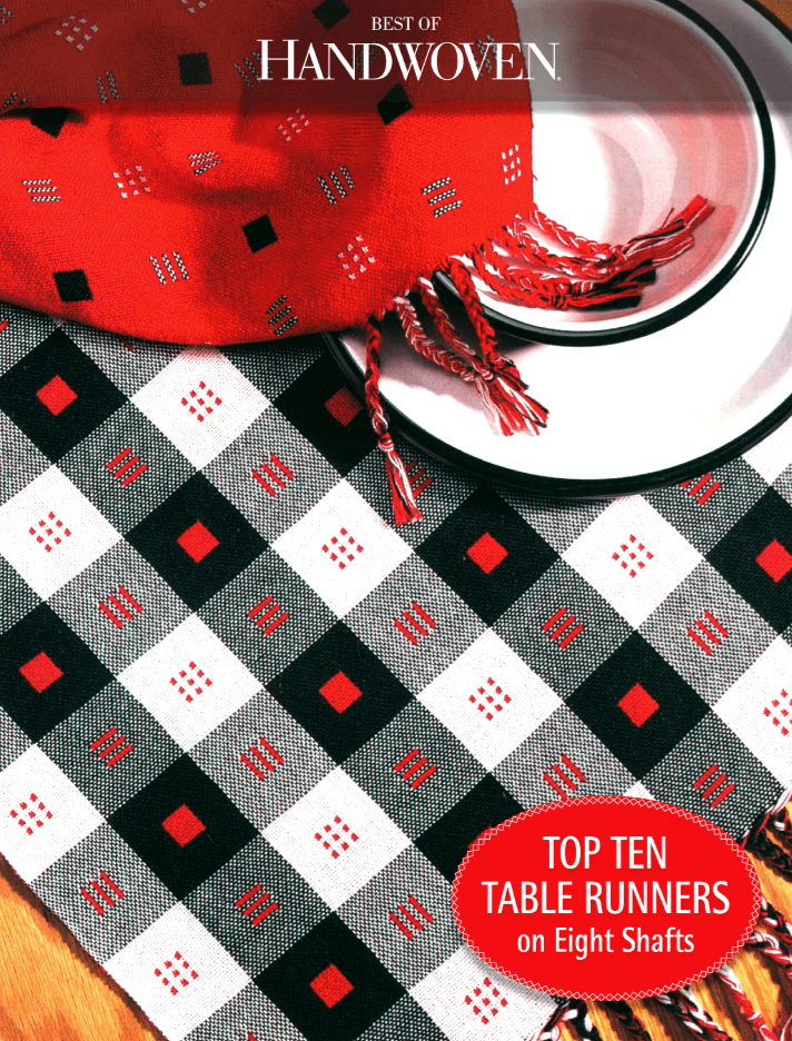 Long Thread Media Books Best of Handwoven, Top Ten Table Runners on Eight Shafts eBook (Printed version)