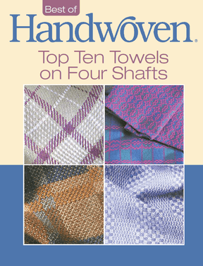 Long Thread Media Books Best of Handwoven, Top Ten Towels on Four Shafts eBook (Printed version)