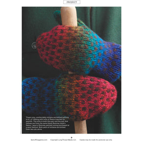 Long Thread Media Books Delightful Mittens to Spin Year-Round: 8 Knitted Patterns from Spin Off eBook (Printed version)