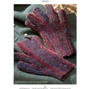 Long Thread Media Books Delightful Mittens to Spin Year-Round: 8 Knitted Patterns from Spin Off eBook (Printed version)