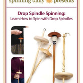 Long Thread Media Books Drop Spindle Spinning, Spinning Daily eBook (Printed version)