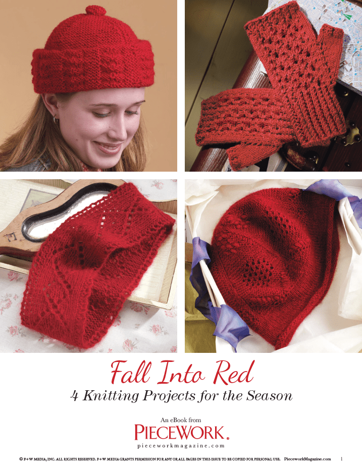 Long Thread Media Books Fall Into Red: 4 Knitting Projects for the Season eBook (Printed version)