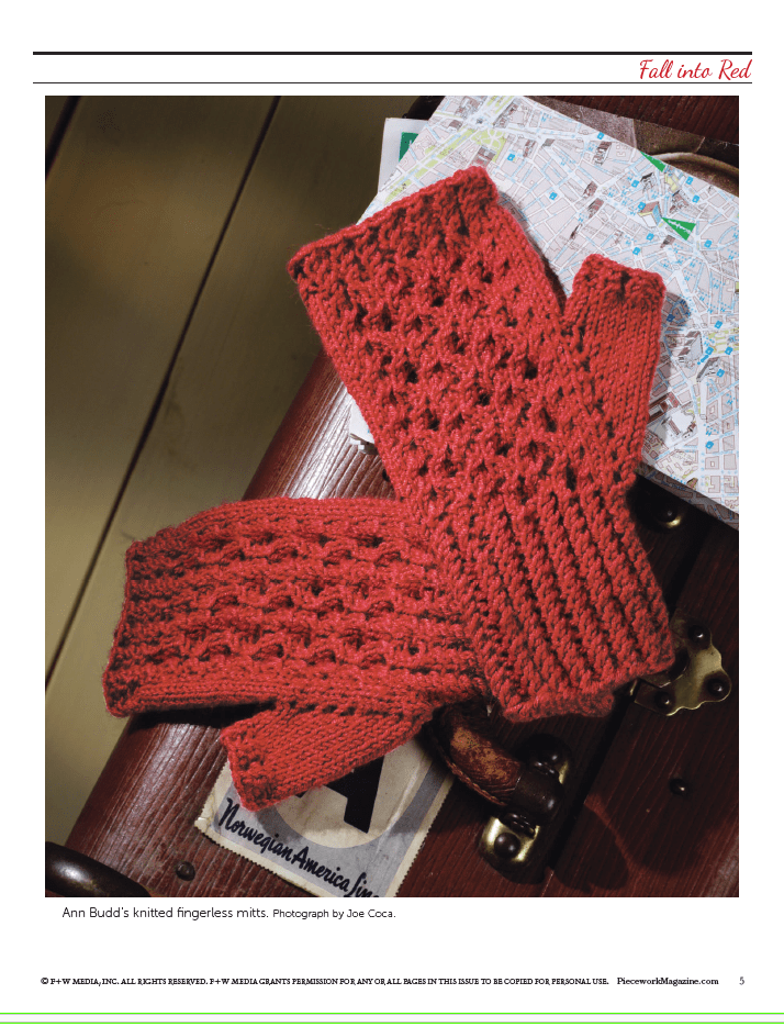 Long Thread Media Books Fall Into Red: 4 Knitting Projects for the Season eBook (Printed version)