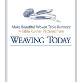 Long Thread Media Books Four Table Runner Patterns, Handwoven eBook (Printed version)