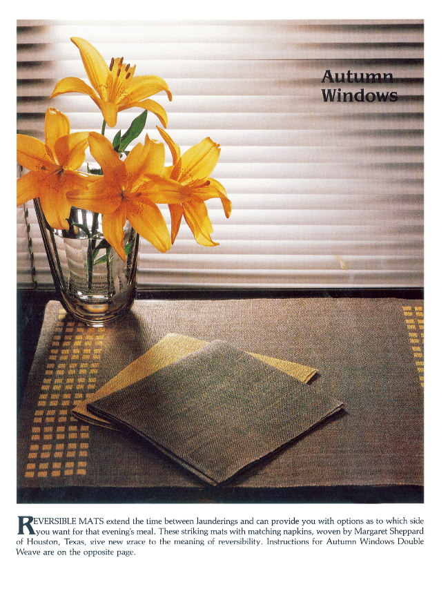 Long Thread Media Books Handwoven Design Collection #11, Heirloom Table Linens eBook (Printed version)