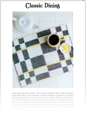 Long Thread Media Books Handwoven Design Collection #8, Just Rags eBook (Printed version)