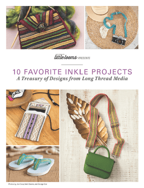 Long Thread Media Books Handwoven Presents: 10 Favorite Inkle Projects: A Treasury of Designs - eBook Printed Copy