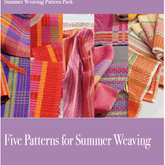 Long Thread Media Books Handwoven Presents: Summer Weaving Pattern Pack - eBook Printed Copy