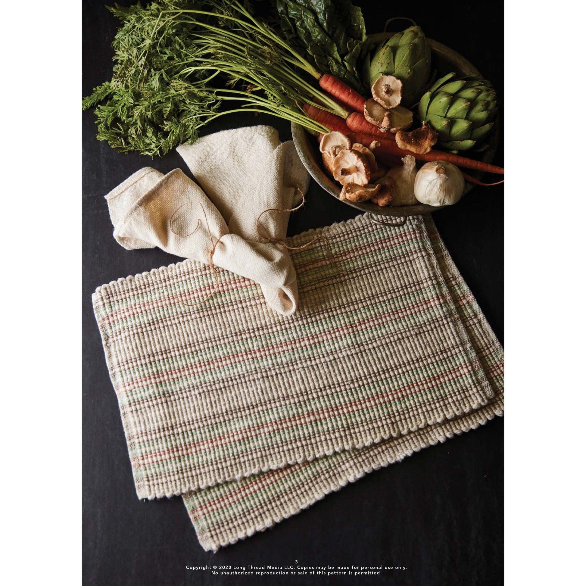 Long Thread Media Books Handwoven Presents: Top Ten Rigid-Heddle Table and Kitchen Linens: eBook Printed Copy