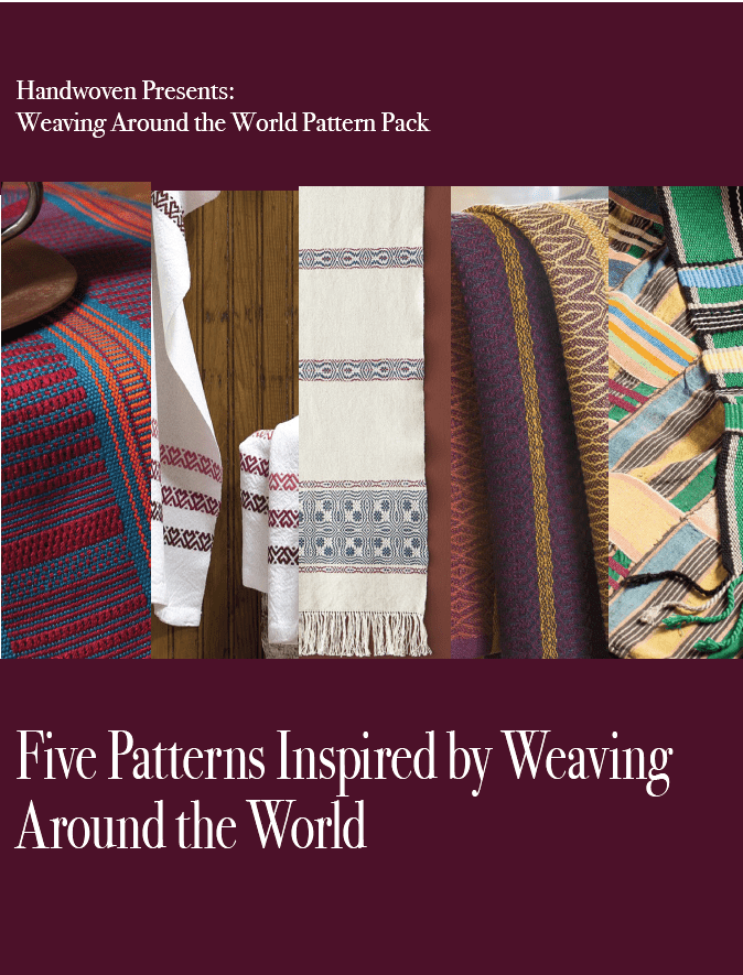 Long Thread Media Books Handwoven Presents: Weaving Around the World Pattern Pack - eBook Printed Copy