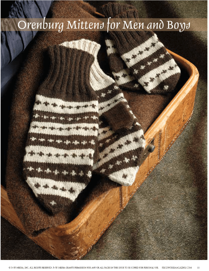 Long Thread Media Books Knitting the North: 4 Traditional Mitten Patterns from Northern Europe – eBook printed copy