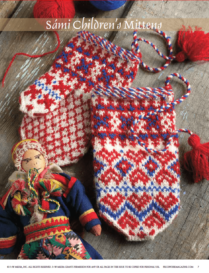 Long Thread Media Books Knitting the North: 4 Traditional Mitten Patterns from Northern Europe – eBook printed copy