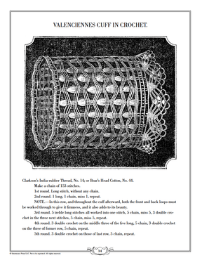 Long Thread Media Books Ladies' Needlework, Crochet Tales and Poetry: A Melange of Instructions and Amusement – eBook printed copy