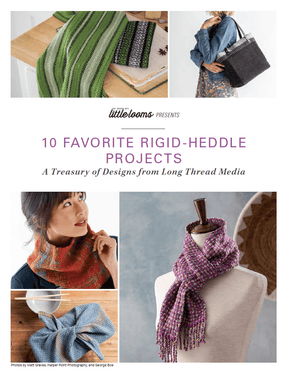 Long Thread Media Books Little Looms Presents: 10 Favorite Rigid Heddle Projects - eBook Printed Copy