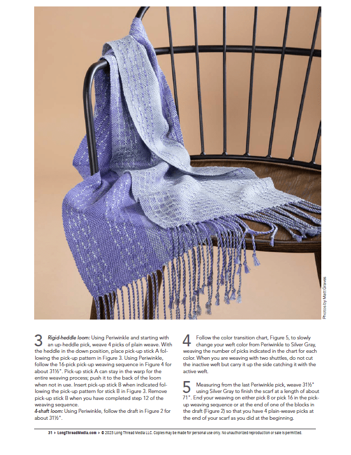 Long Thread Media Books Little Looms Presents: 10 Favorite Rigid Heddle Projects - eBook Printed Copy