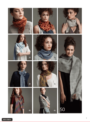 Long Thread Media Books Loom Theory: Eight & Over Eight Scarf Collection Shawl Collection - eBook Printed Copy