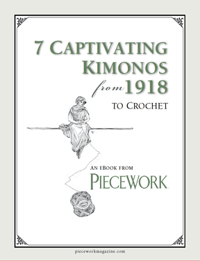 Long Thread Media Books PieceWork Presents: 7 Captivating Kimonos from 1918 to Crochet eBook – eBook printed copy