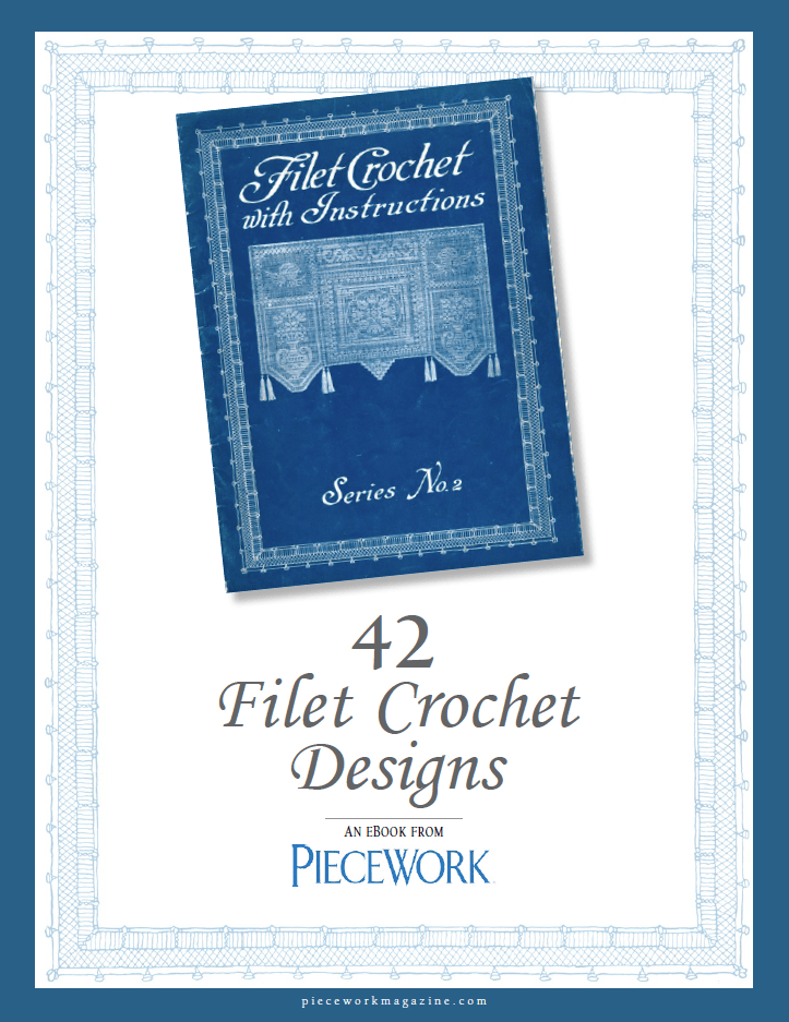 Long Thread Media Books PieceWork Presents: Filet Crochet with Instructions Series No. 2 eBook – eBook printed copy