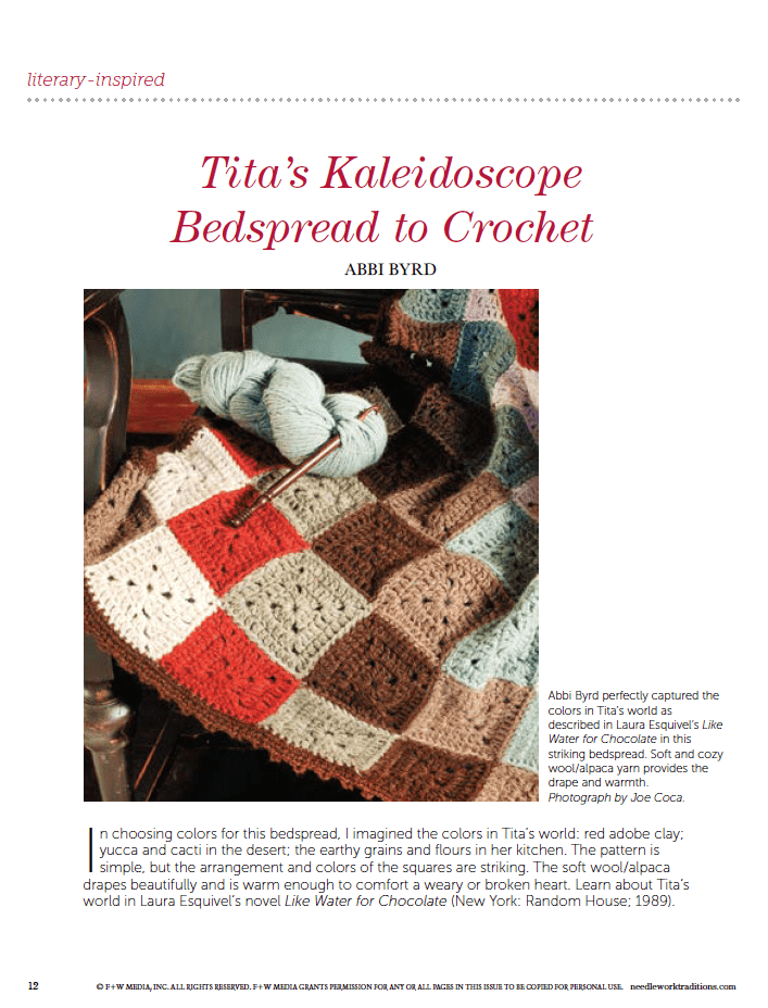 Long Thread Media Books PieceWork Presents: Literary-Inspired Projects to Knit, Crochet, Hook, and Cross-Stitch – eBook printed copy