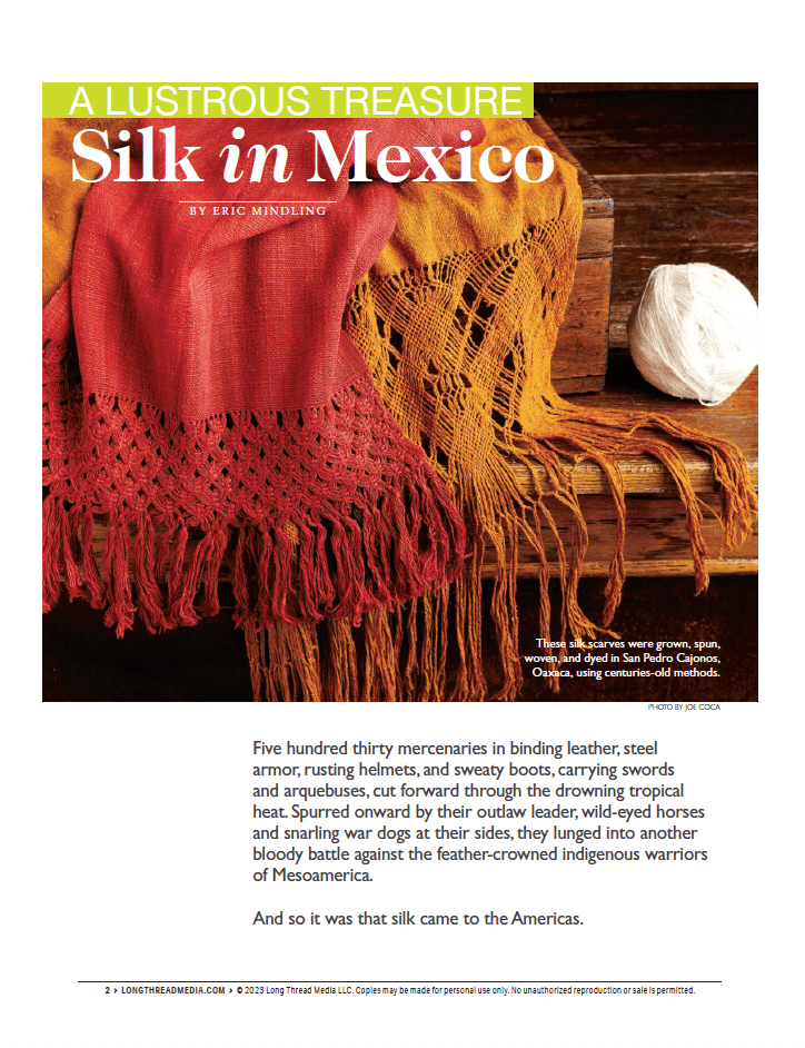 Long Thread Media Books Sensational Silk: Weave, Knit, Crochet, and Embroider with One of Nature’s Luxuries - eBook Printed Copy