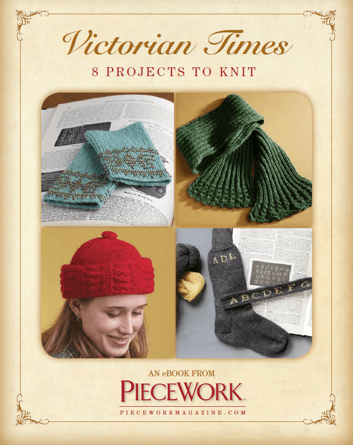 Long Thread Media Books Victorian Times: 8 Projects To Knit – eBook printed copy