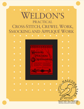 Long Thread Media Books Weldon's Practical Cross-Stitch, Crewel Work, Smocking and Appliqué Work eBook (Printed version)