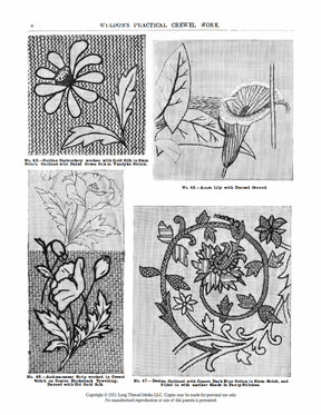 Long Thread Media Books Weldon's Practical Cross-Stitch, Crewel Work, Smocking and Appliqué Work eBook (Printed version)