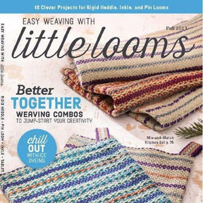 Long Thread Media Magazines Easy Weaving with Little Looms - Fall 2023