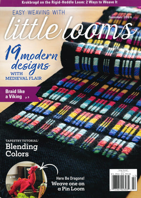 Long Thread Media Magazines Easy Weaving with Little Looms - Summer 2024