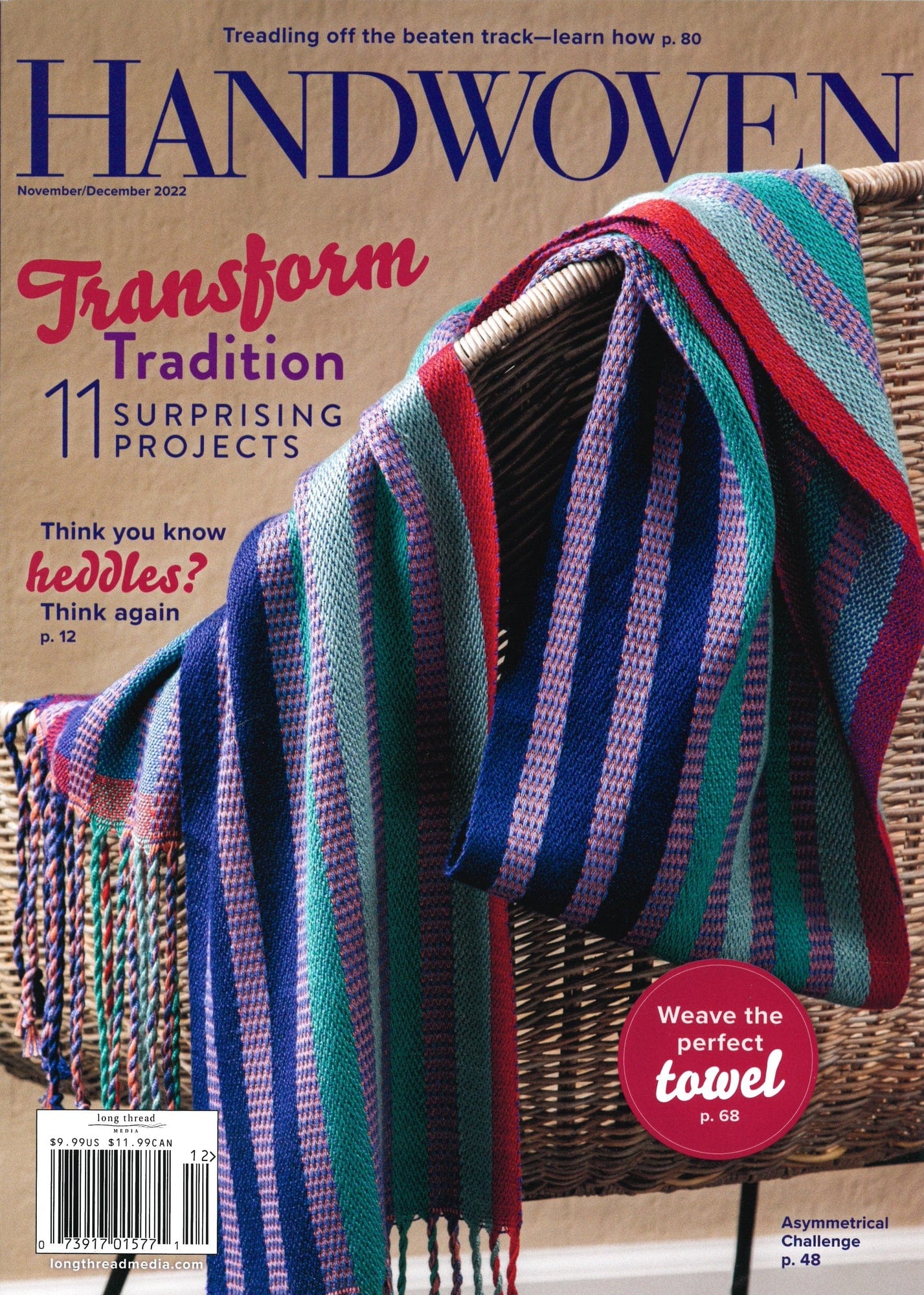 Long Thread Media Magazines Handwoven Magazine Nov/Dec 2022