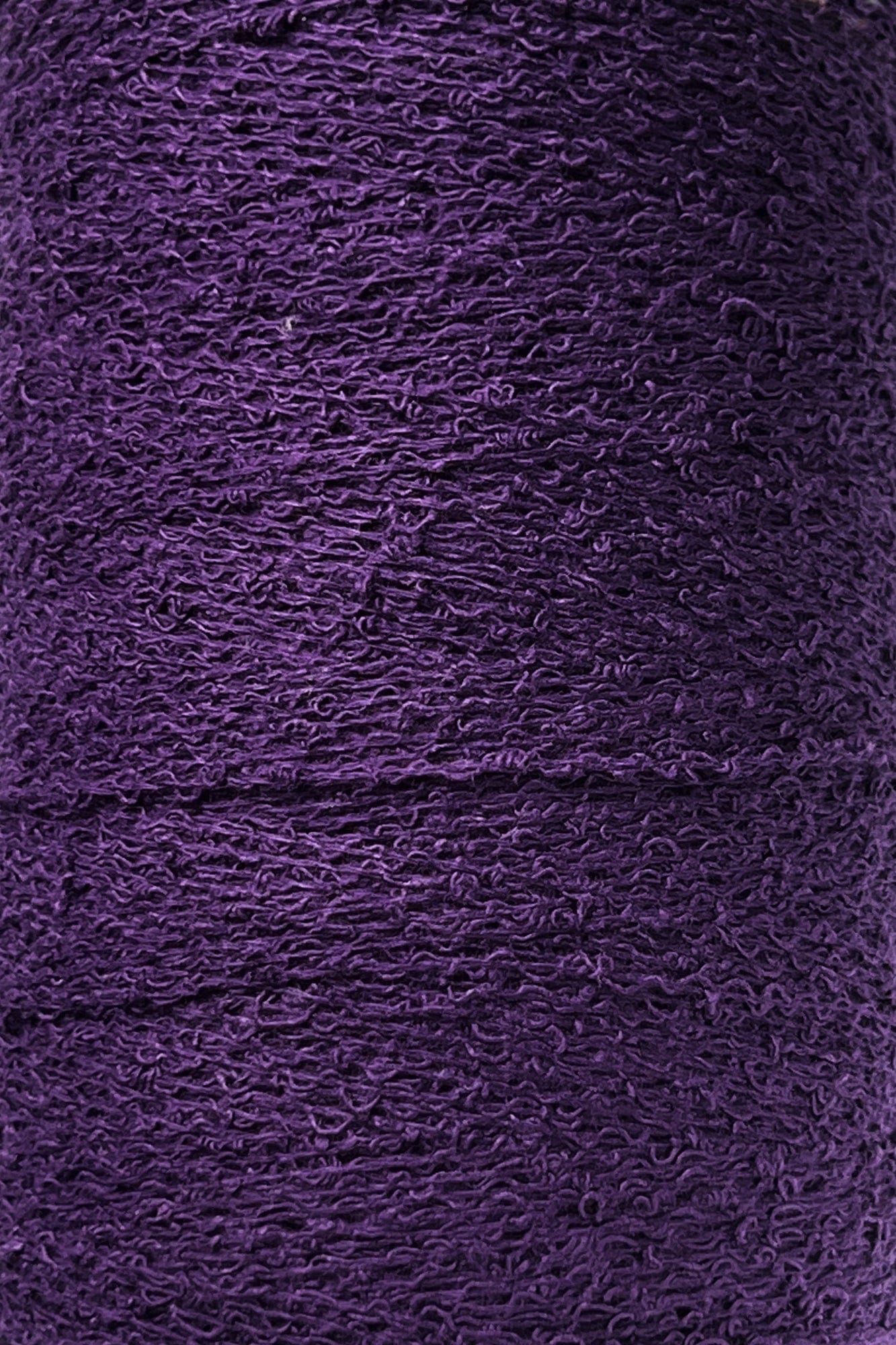 Maurice Brassard Yarn Mauve Cotton Bouclé Yarn | Mini-Cone