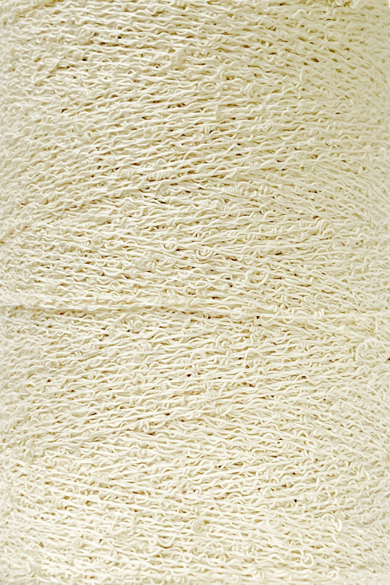 Maurice Brassard Yarn Naturel Cotton Bouclé Yarn | Tube