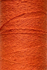 Maurice Brassard Yarn Orange Vert Foncé Cotton Bouclé Yarn | Mini-Cone