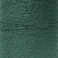 Maurice Brassard Yarn Vert Vert Foncé Cotton Bouclé Yarn | Mini-Cone