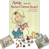 Never Not Knitting Books Annie and the Swiss Cheese Scarf: Deluxe Gift Set