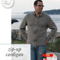 Never Not Knitting Digital Patterns Knitbot Zip-Up Cardigan, download