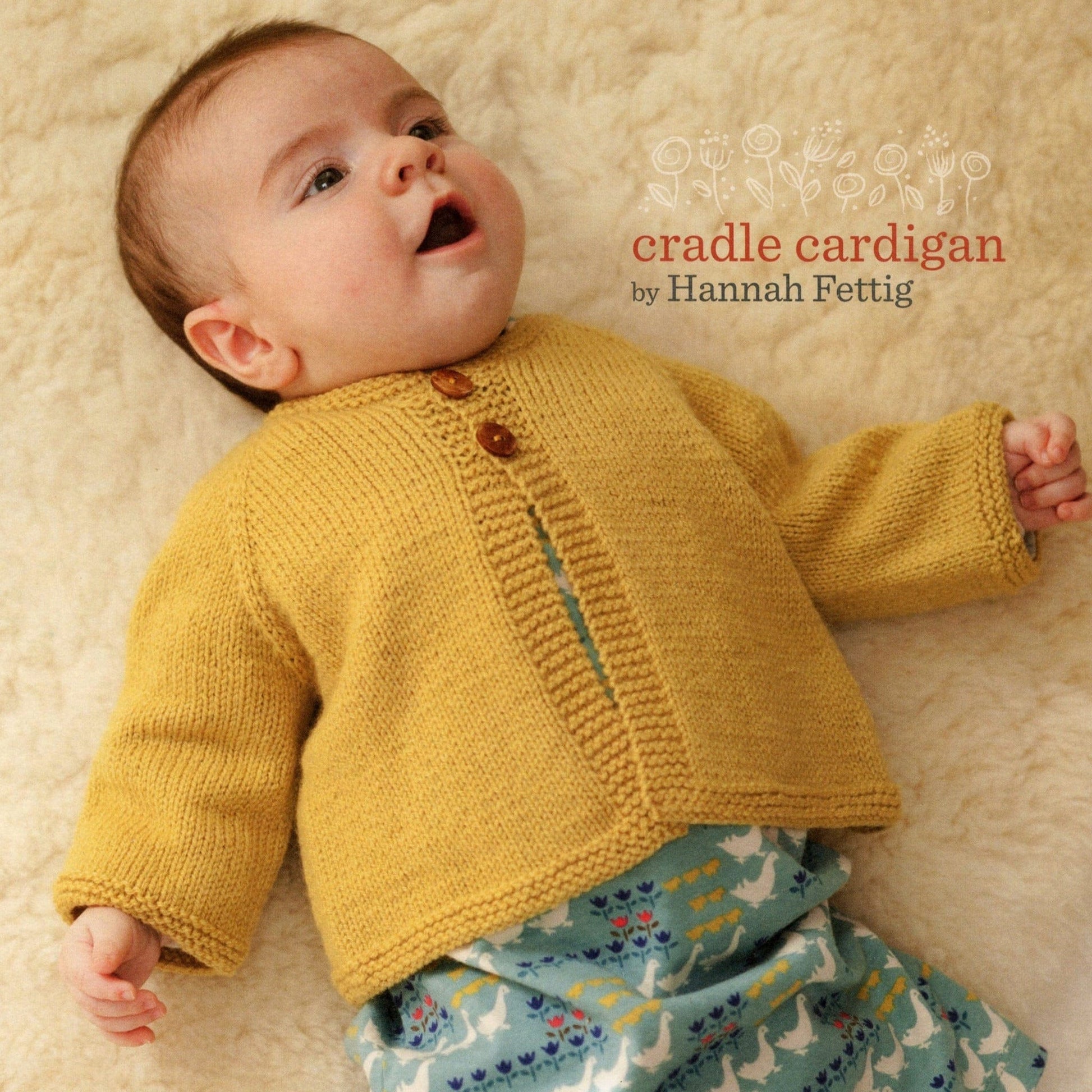 Never Not Knitting Digital Patterns Mabel's Closet Cradle Cardigan, download