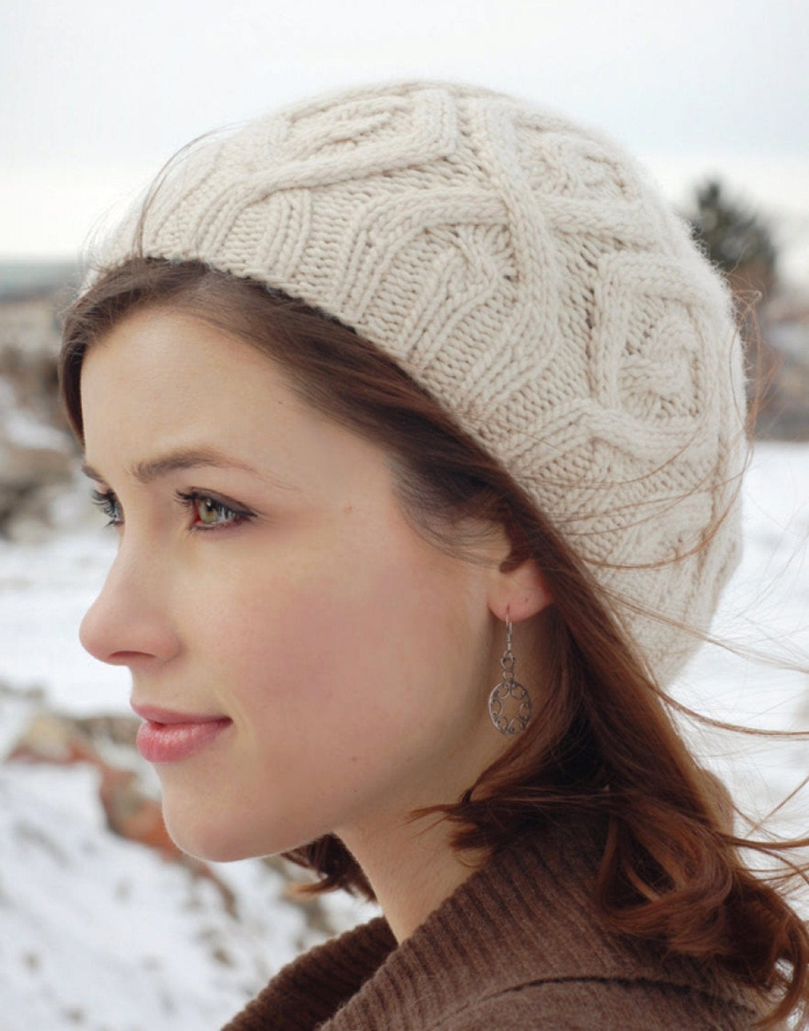 Never Not Knitting Digital Patterns Winter Trails Hat, download