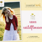 Never Not Knitting Print Patterns Coastal Kids Wee Wildflower Cardigan