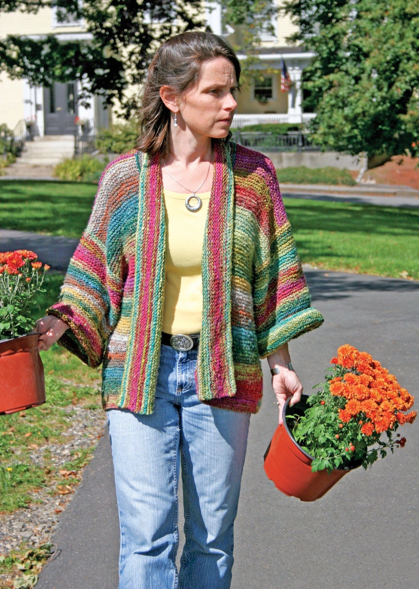 Plymouth Yarn Co. Digital Patterns Basic Garter Stitch Kimono, download