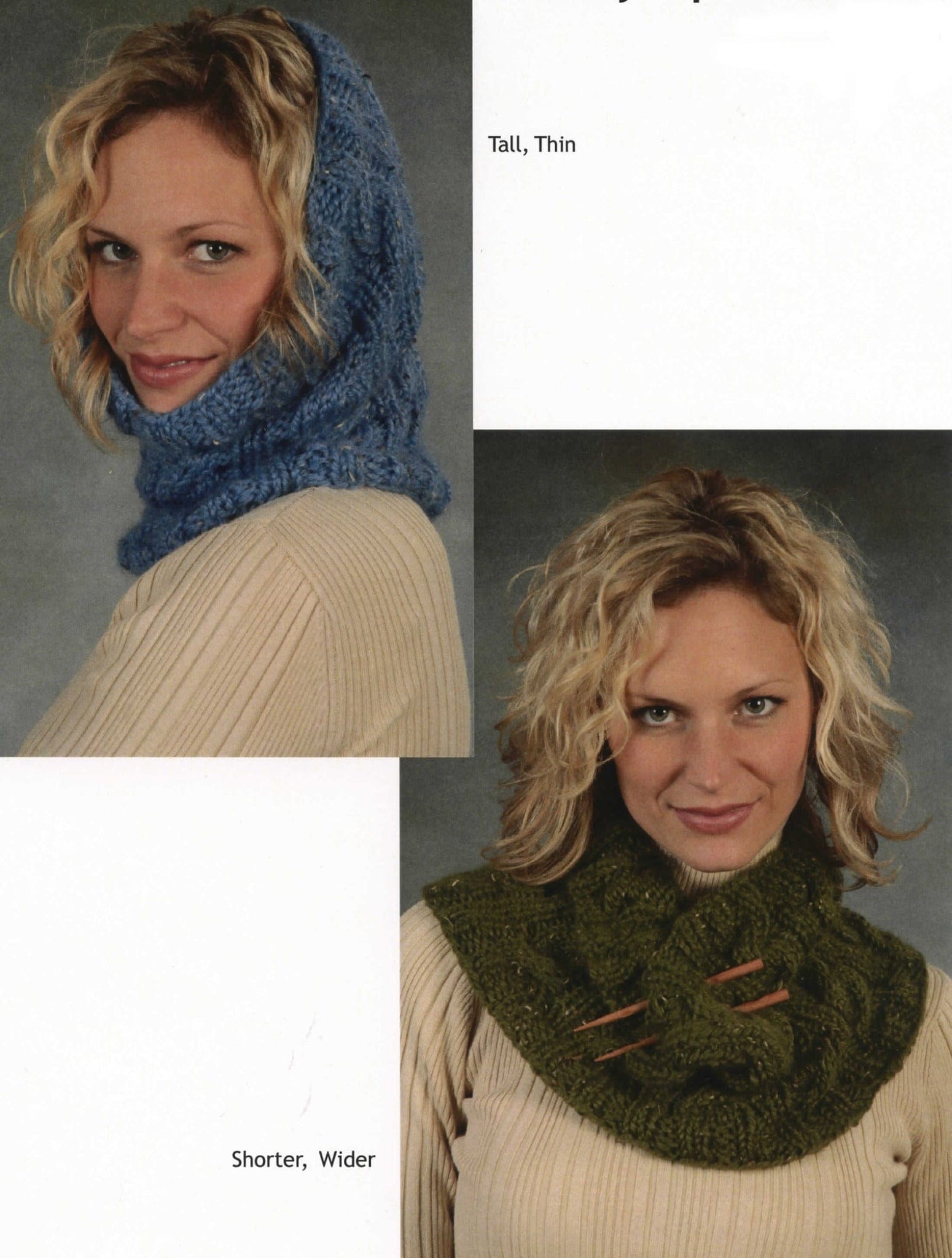 Plymouth Yarn Co. Print Patterns Bulky Cabled Cowl