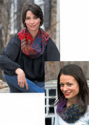 Plymouth Yarn Co. Print Patterns Chevron Cowl