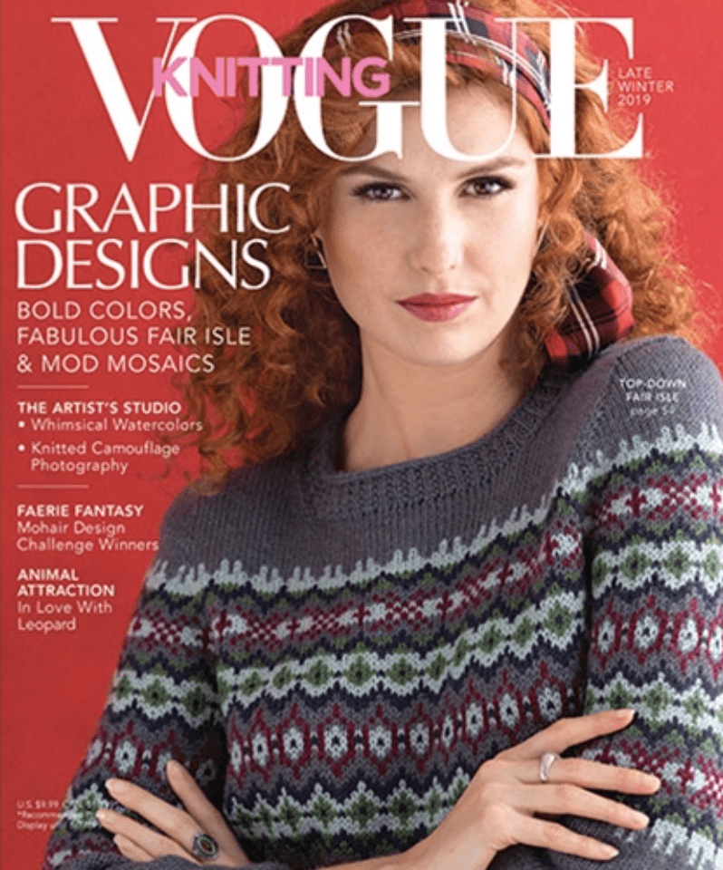 Soho Publishing Magazines Vogue Knitting Late Winter 2019