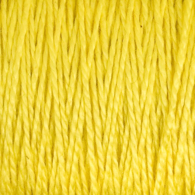 Supreme Corp. Yarn 40 Light Yellow 3/2 Pearl Cotton Yarn | Large Cone